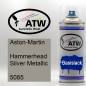 Preview: Aston-Martin, Hammerhead Silver Metallic, 5085: 400ml Sprühdose, von ATW Autoteile West.